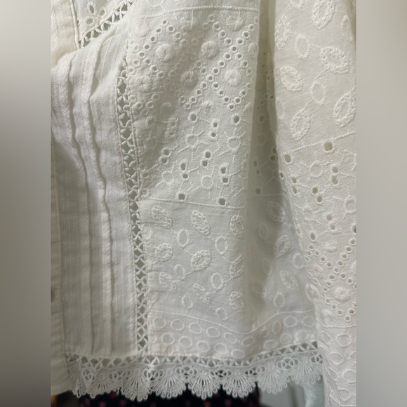 ZARA White Blouse with Buttons, Size M, Excellent Condition! - Picture 8 of 8